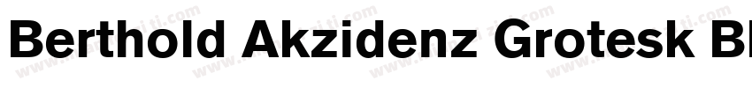 Berthold Akzidenz Grotesk BE MdCn字体转换